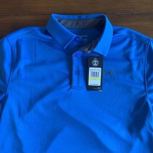 Under Armour polo golf tee. New w/tag
